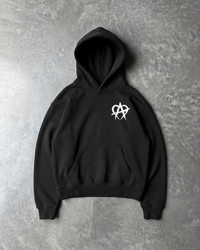 UNMANAGABLE Hoodie Black/White